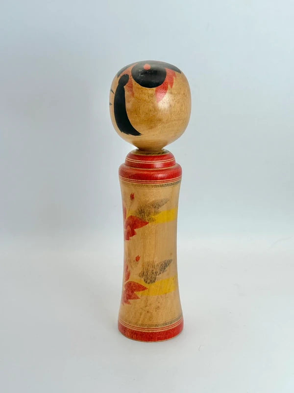 K18004 - Kokeshi traditionnel Naruko par Yusa Fukuju 遊佐福壽