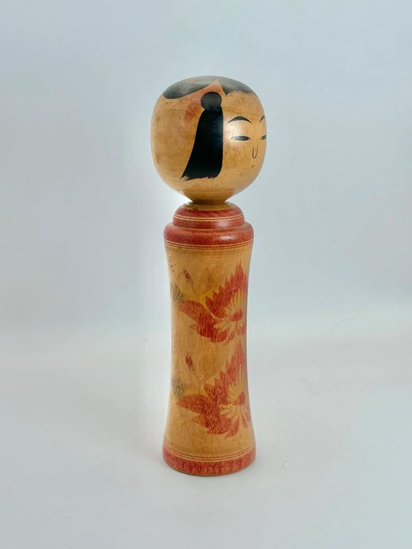 K18004 - Kokeshi traditionnel Naruko par Yusa Fukuju 遊佐福壽