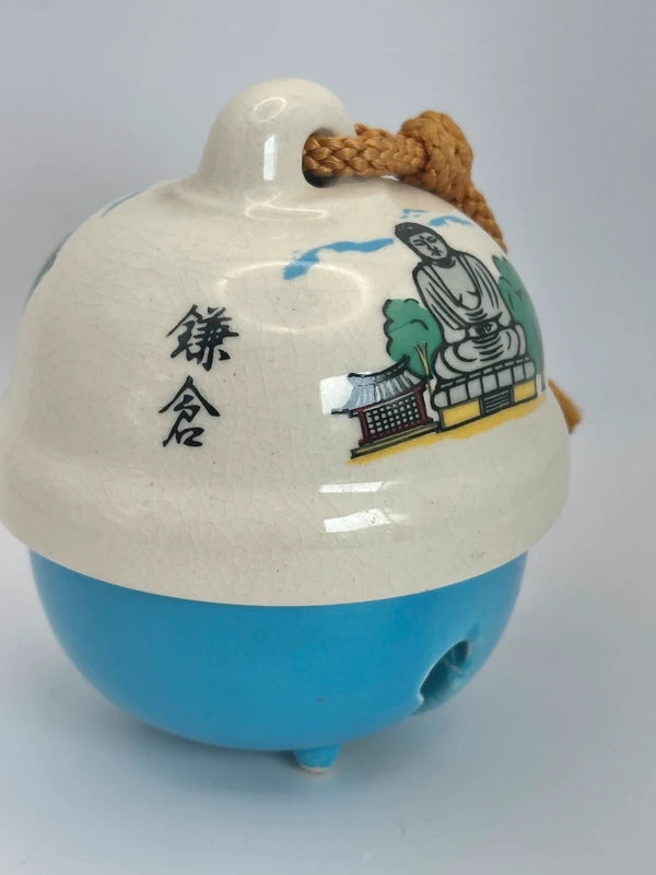 CB023 - Cloche décorative japonaise en argile Dorei