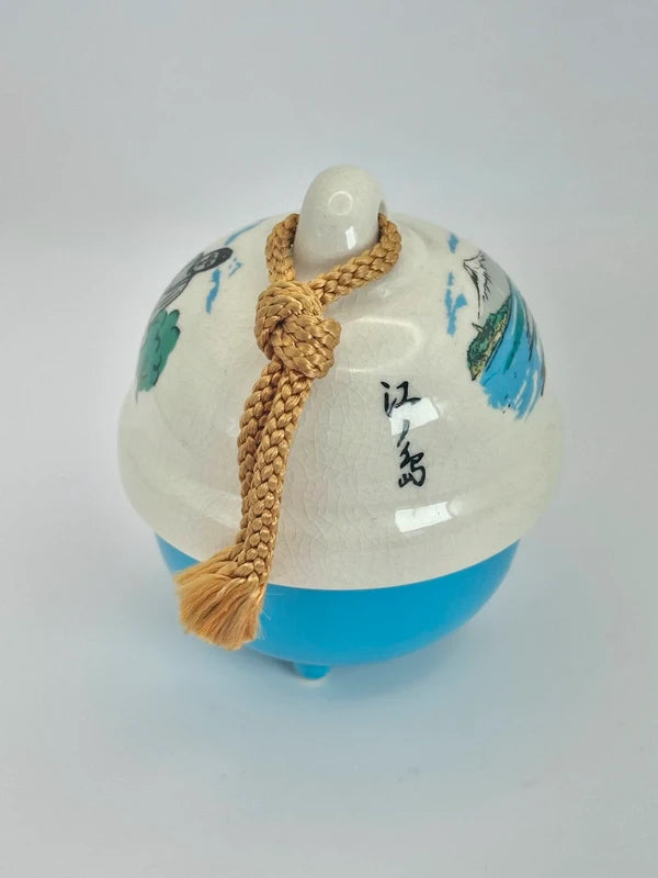 CB023 - Cloche décorative japonaise en argile Dorei