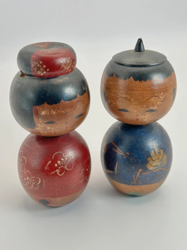 K10125 - Pair of Vintage Donko koeshi dolls