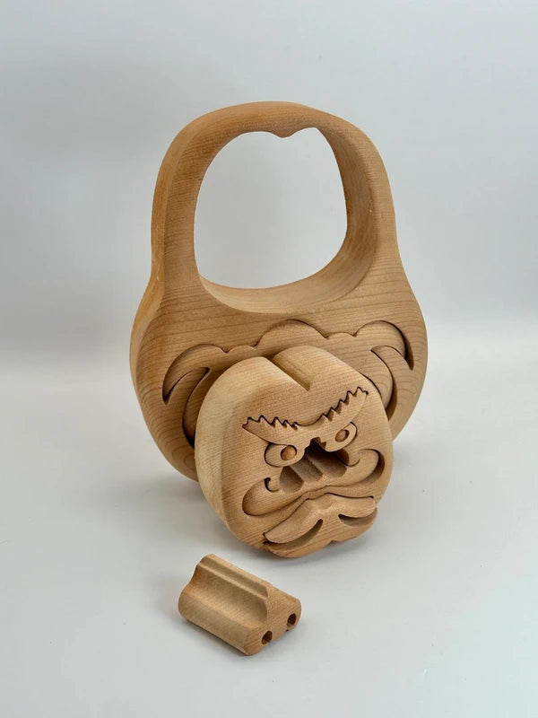 FT65 - Jouet folklorique japonais vintage Daruma