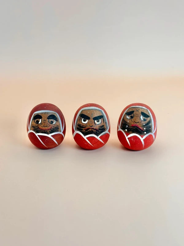 K05031 - Wooden Yamanaka Daruma Doll set