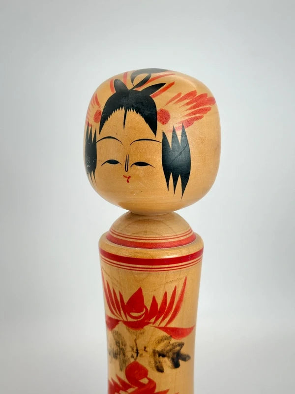 K20010 - Naruko Kokeshi traditionnel par Unkichi Suzuki