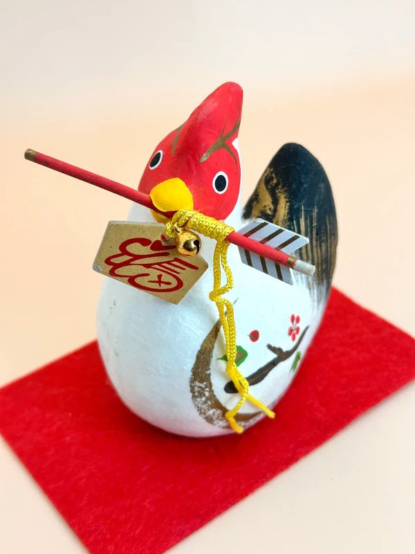 FT142 - Coq en papier mâché japonais