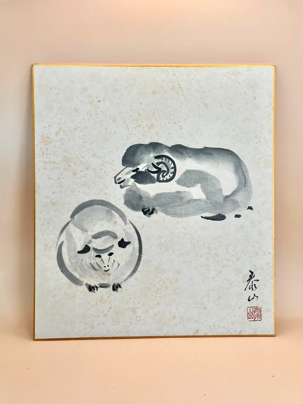 SHP105 - Vintage Original Shikishi artwork card