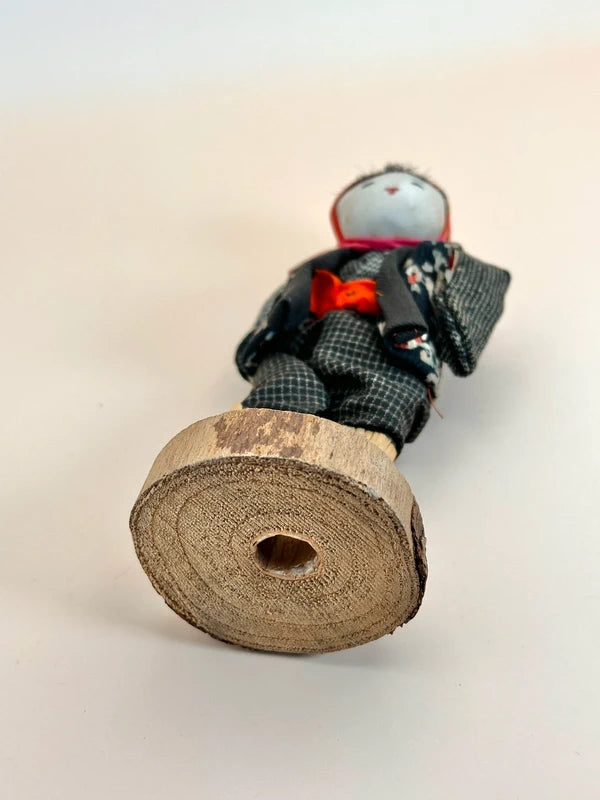 K15077 - Artisanat folklorique vintage Mingei Ningyō