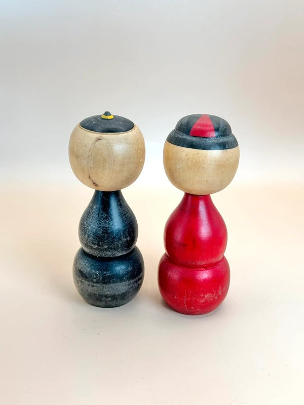 K10144 - Ensemble de poupées kokeshi Sosaku vintage
