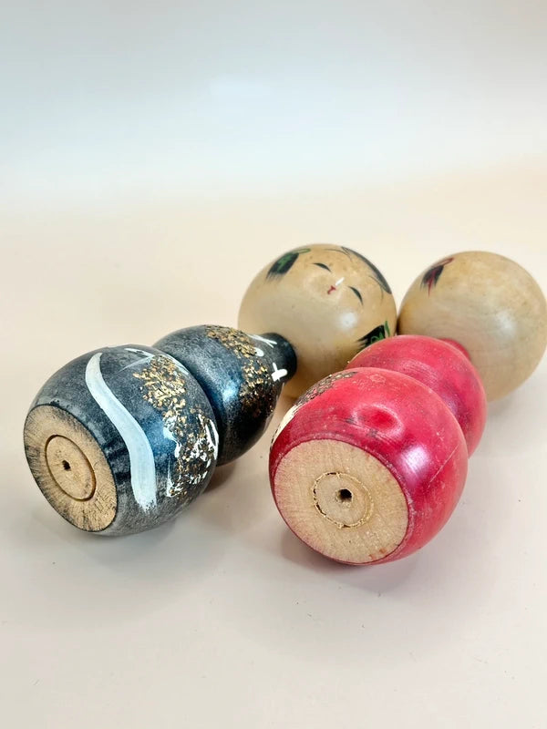 K10144 - Ensemble de poupées kokeshi Sosaku vintage
