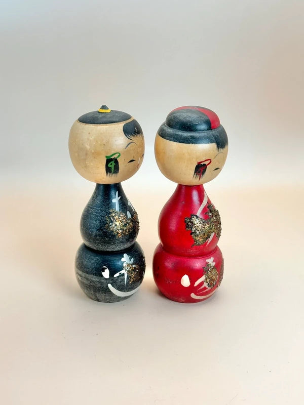 K10144 - Ensemble de poupées kokeshi Sosaku vintage