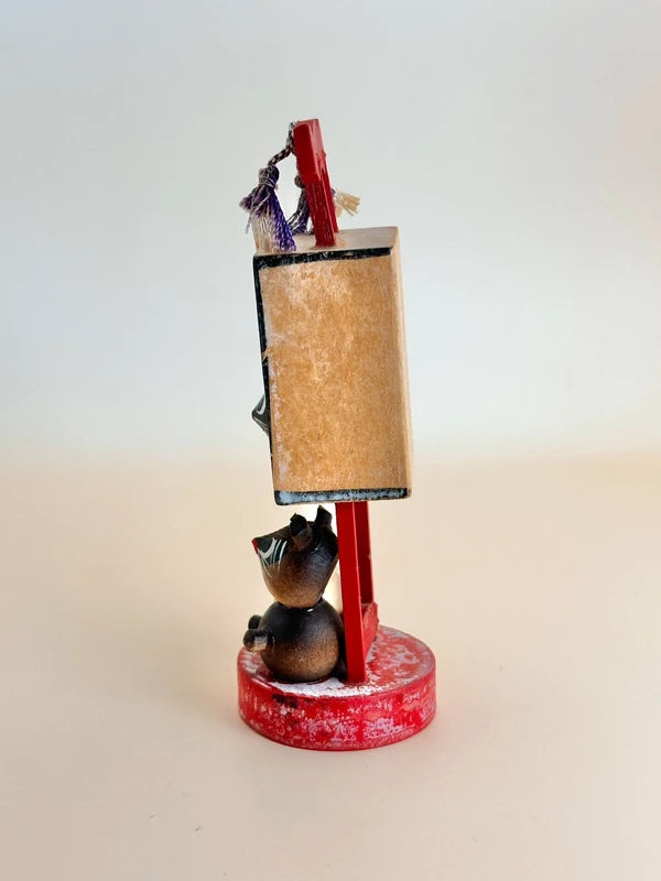 FT177 - Lanterne Tanuki jouet omiyage vintage