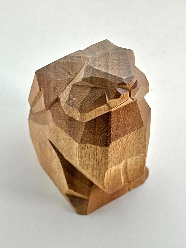 FT185 - Sculpture sur bois du Lapin du Zodiaque d'Ise Jingū