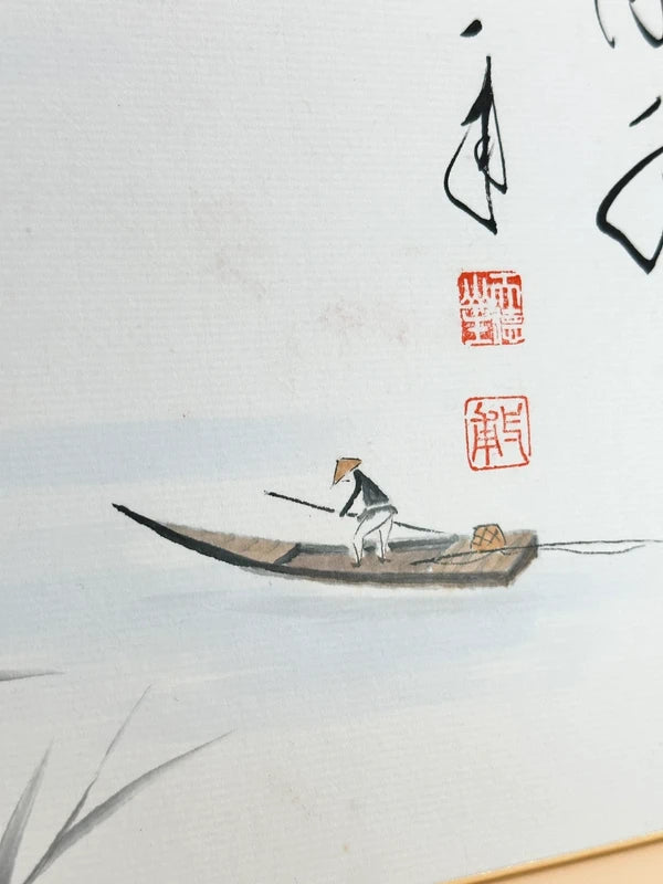 SHP150 - Carte Shikishi peinte à la main Nanga