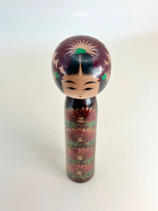 K15084 - Sosaku Shingata kokeshi by Hitokura Masakidō