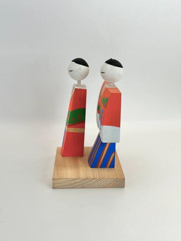 FT107 - wooden Japanese hina doll 雛人形