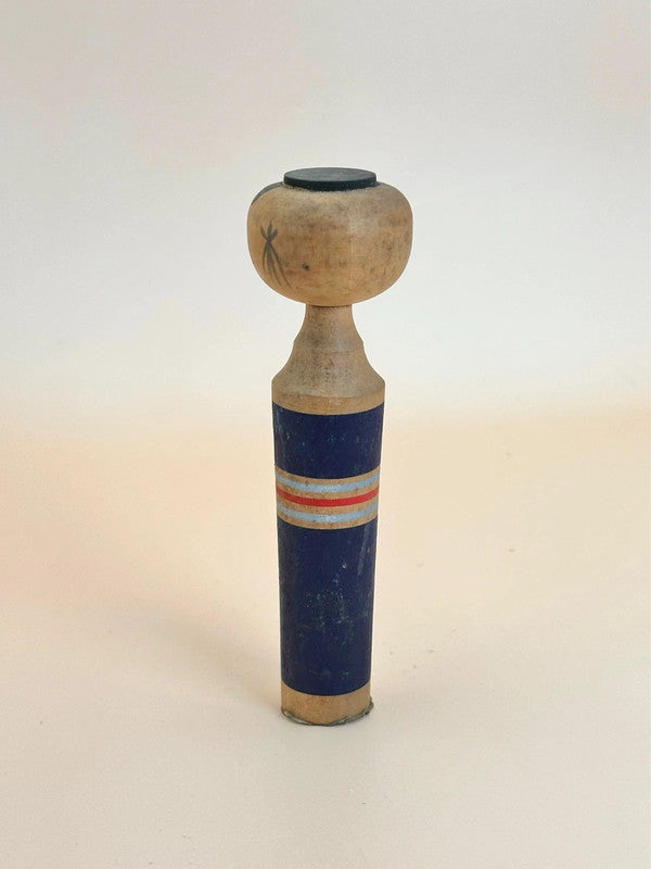 K10127 - Vintage sosaku kokeshi - Navy blue