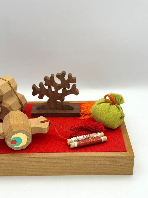 FT38 - Décoration porte-bonheur en bois