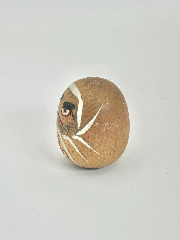 K05028 - Hand crafted wooden Yamanaka Daruma Doll