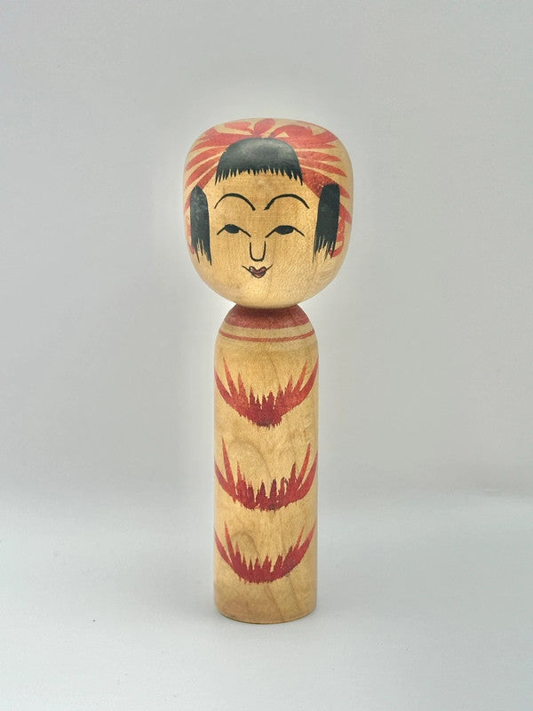 K10029 - Traditional Hijiori kokeshi by Okuyama Koji