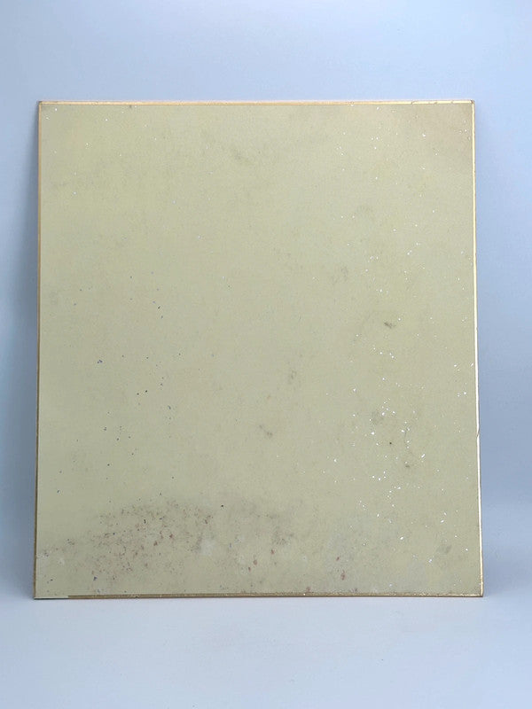 SHP63 - Original artwork card Shikishi with Haiku