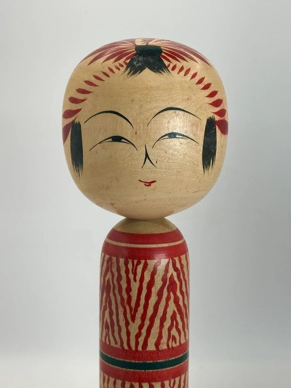 K25022 - Traditional Togatta kokeshi by Sato Masahiro