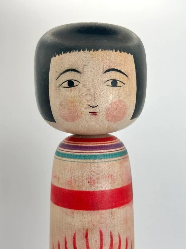 K30006 - Traditional Tsugaru kokeshi by Tatsuo Hasegawa