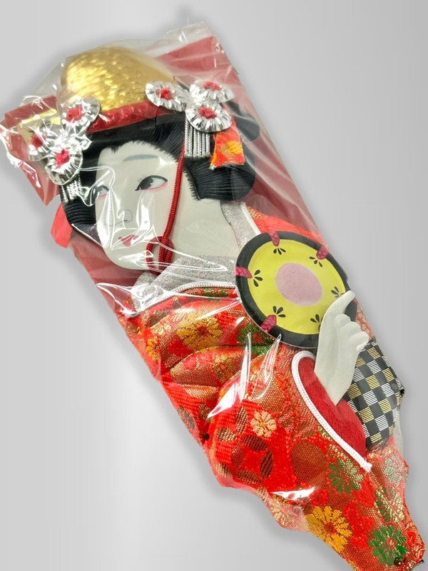 FT02 - Vintage Japanese Handcrafted Hagoita Paddle - Hanetsuki
