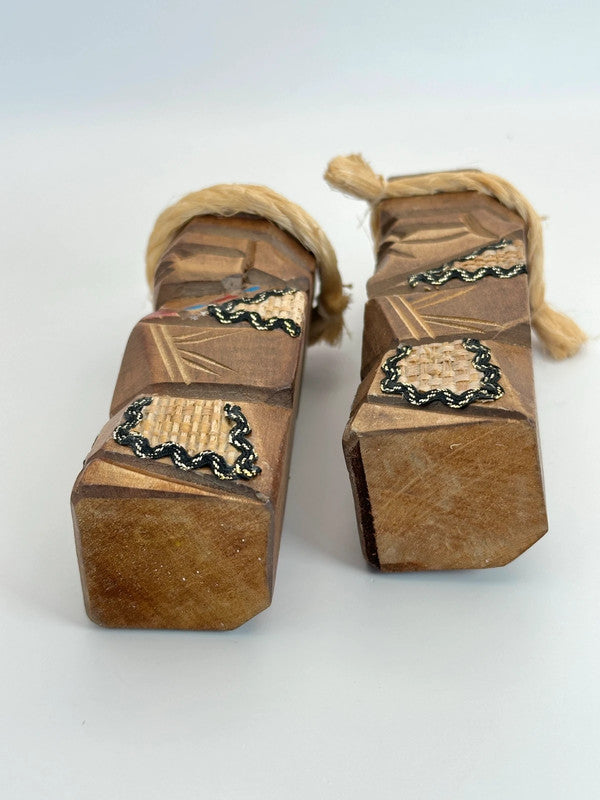 K10097 - Paire de poupées Sosaku – Ensemble couple Aïnou