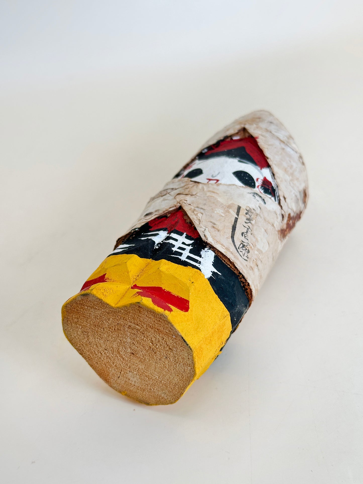 K10177 - Vintage Yukinko Kokeshi itto-bori 一刀彫