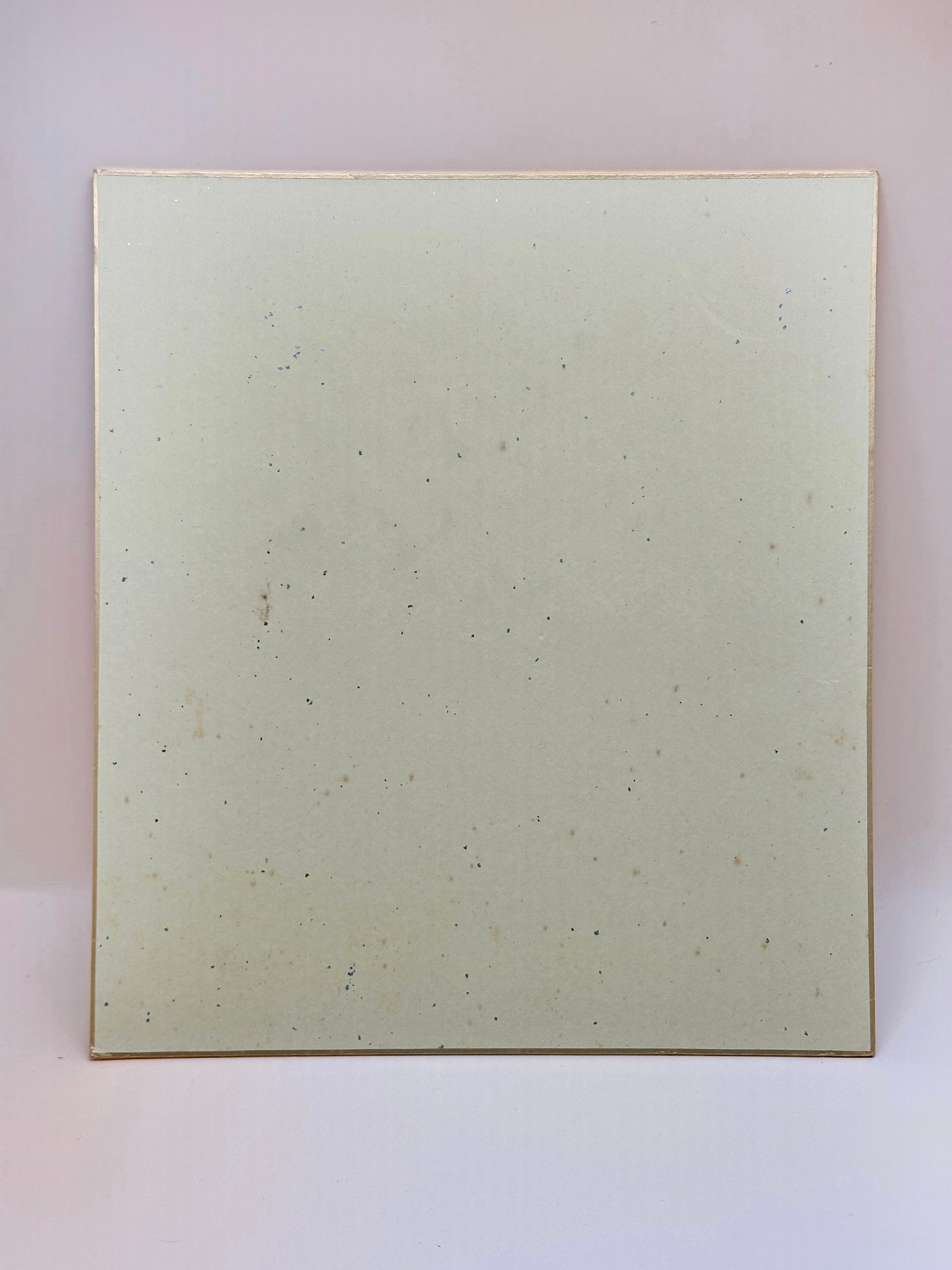 SHP166 - Oeuvre japonaise Shikishi – Souris avec radis Daikon 鼠と大根