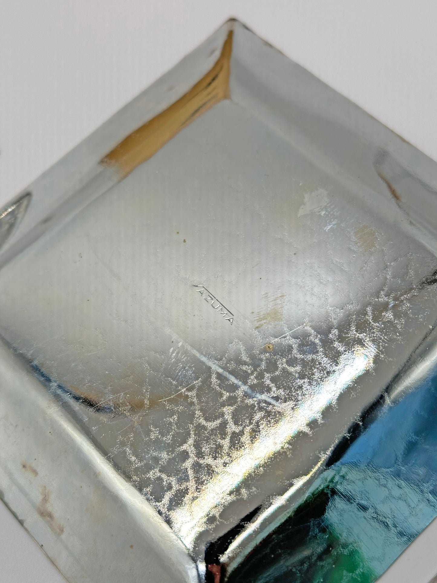 TB46 - Ensemble d'assiettes individuelles finition argent AZUMA 銀仕上 銘々皿