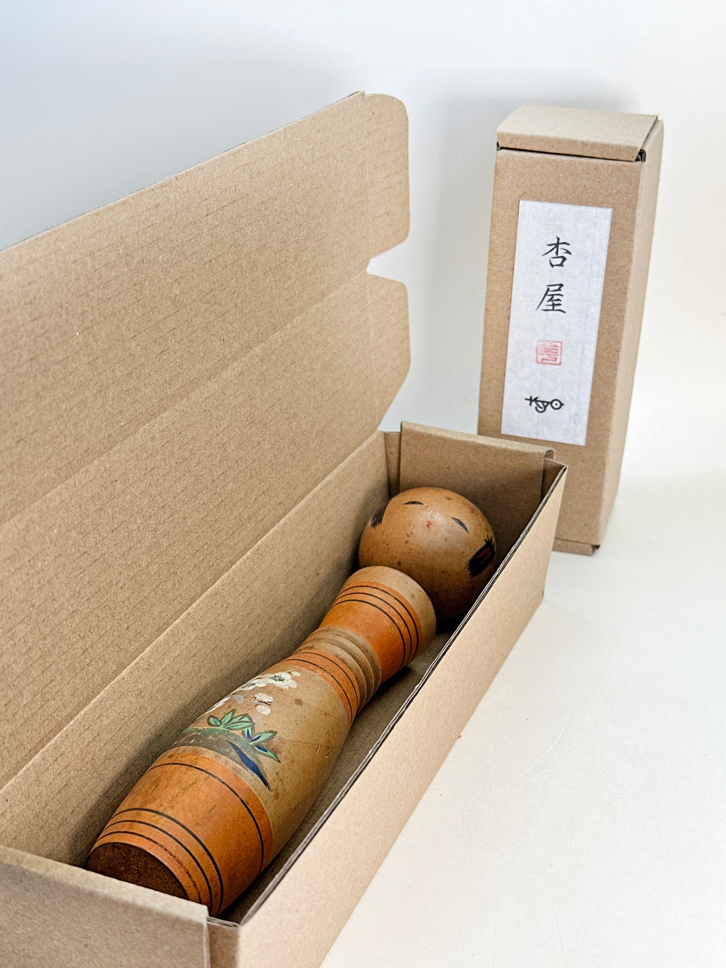 K20135 - Sosaku Kokeshi of Three Friends of Winter 歳寒三友