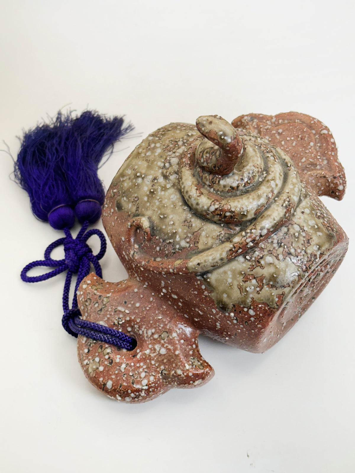 FT630 - Shigaraki Ware Snake & Lucky Mallet Ornament 信楽焼