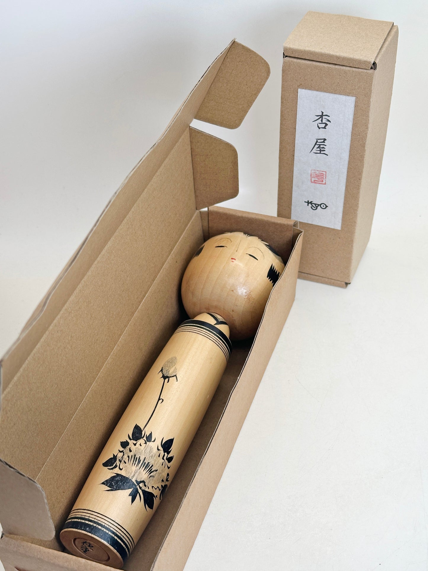 K20160 - Sosaku Shingata Kokeshi by Kanazawa Tokushige 金沢徳重