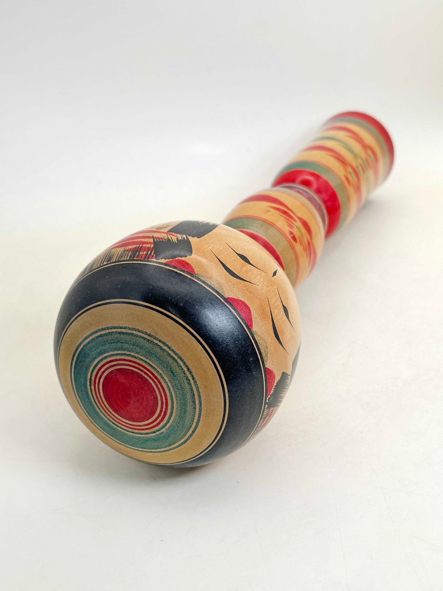 K30064 - Yajiro Kokeshi by Tsugio Sato 佐藤次雄