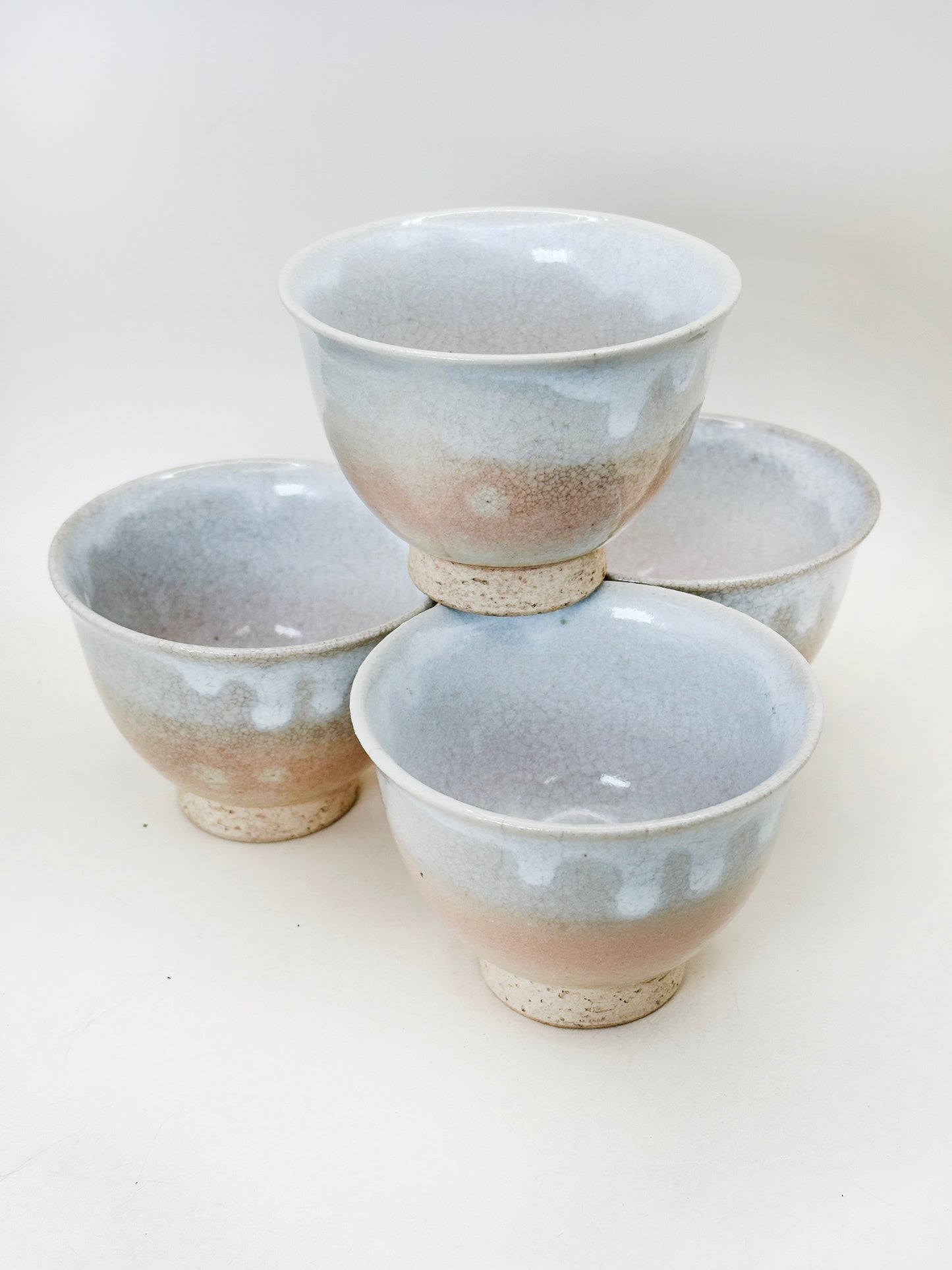 TB216 - Ensemble de tasses à thé Hagi-yaki par Tenpōzan 萩焼