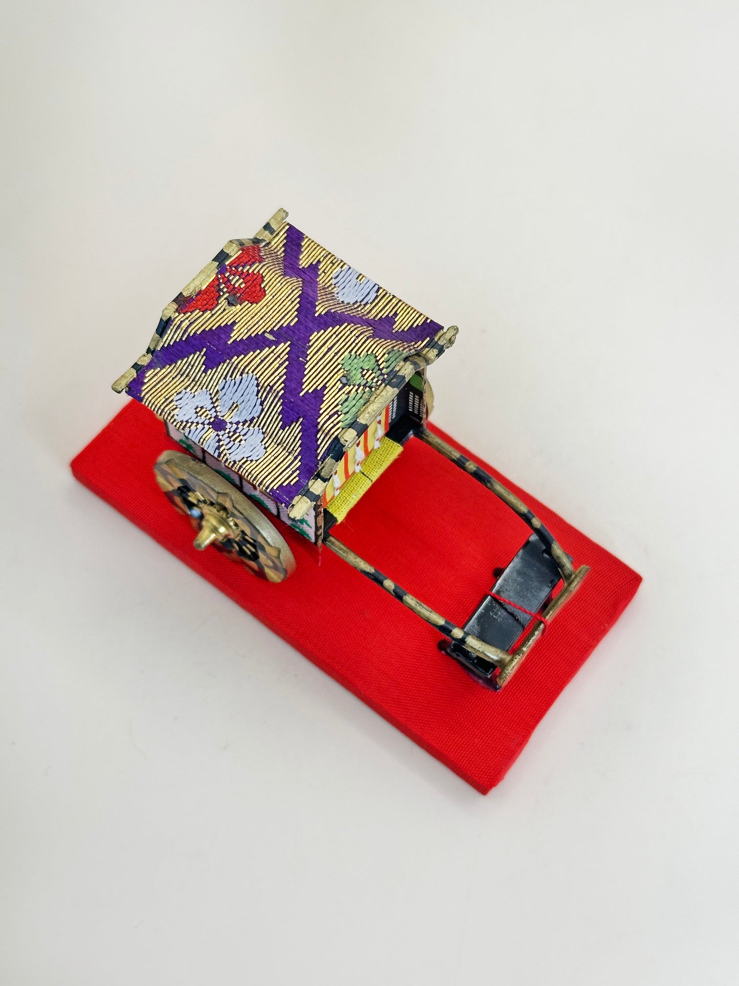 FT241 - Artisanat folklorique vintage Gosho-guruma 御所車