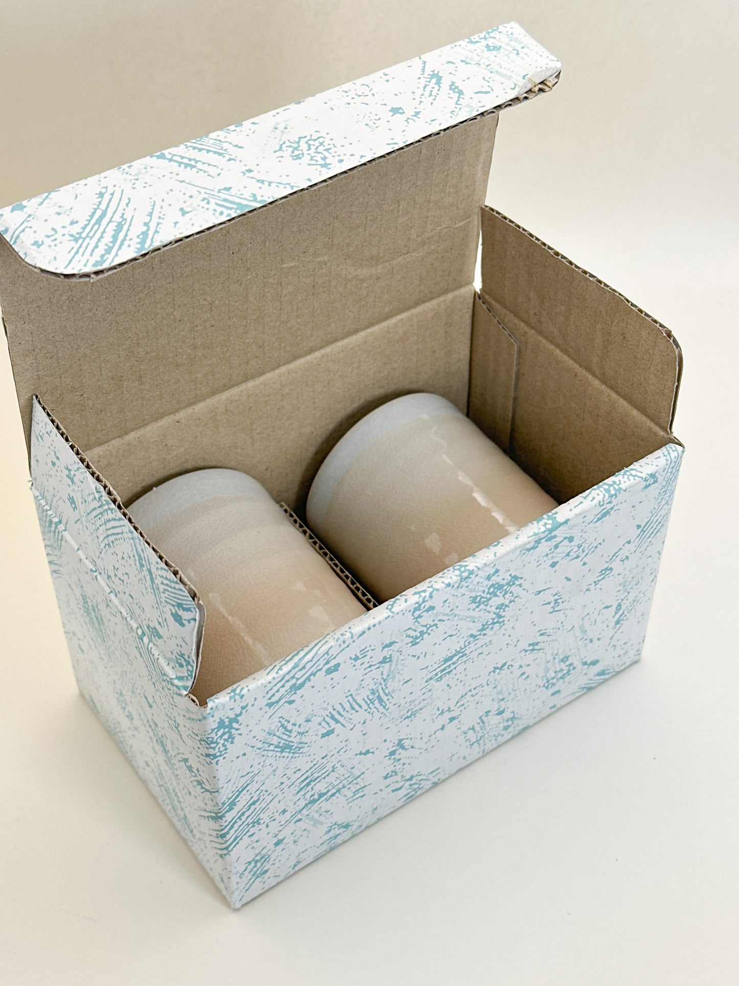 TB359 - Hagi-yaki yunomi tea cup set 萩焼