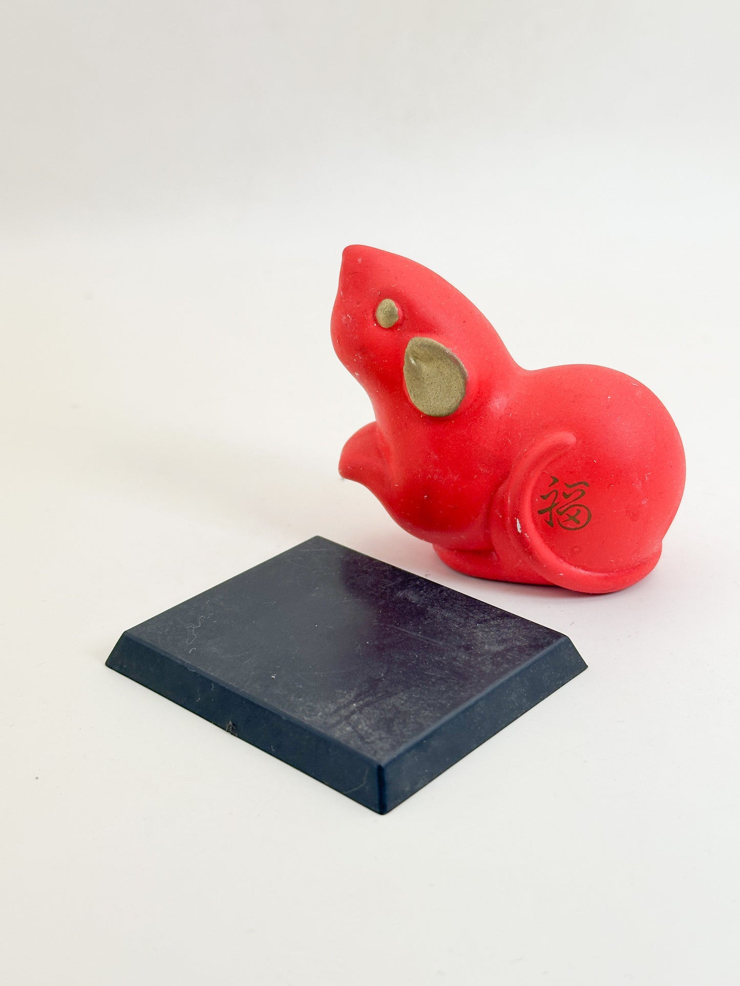 FT534 - Rat zodiac ornament by Seizan-gama 蜻山窯