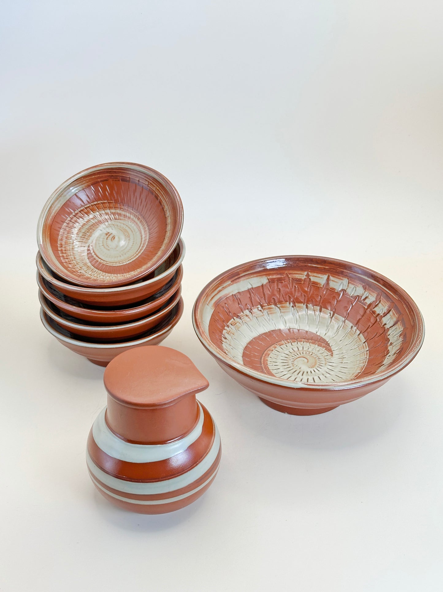 TB193 - Set of Tokoname-yaki made by Ryōsen 亮泉