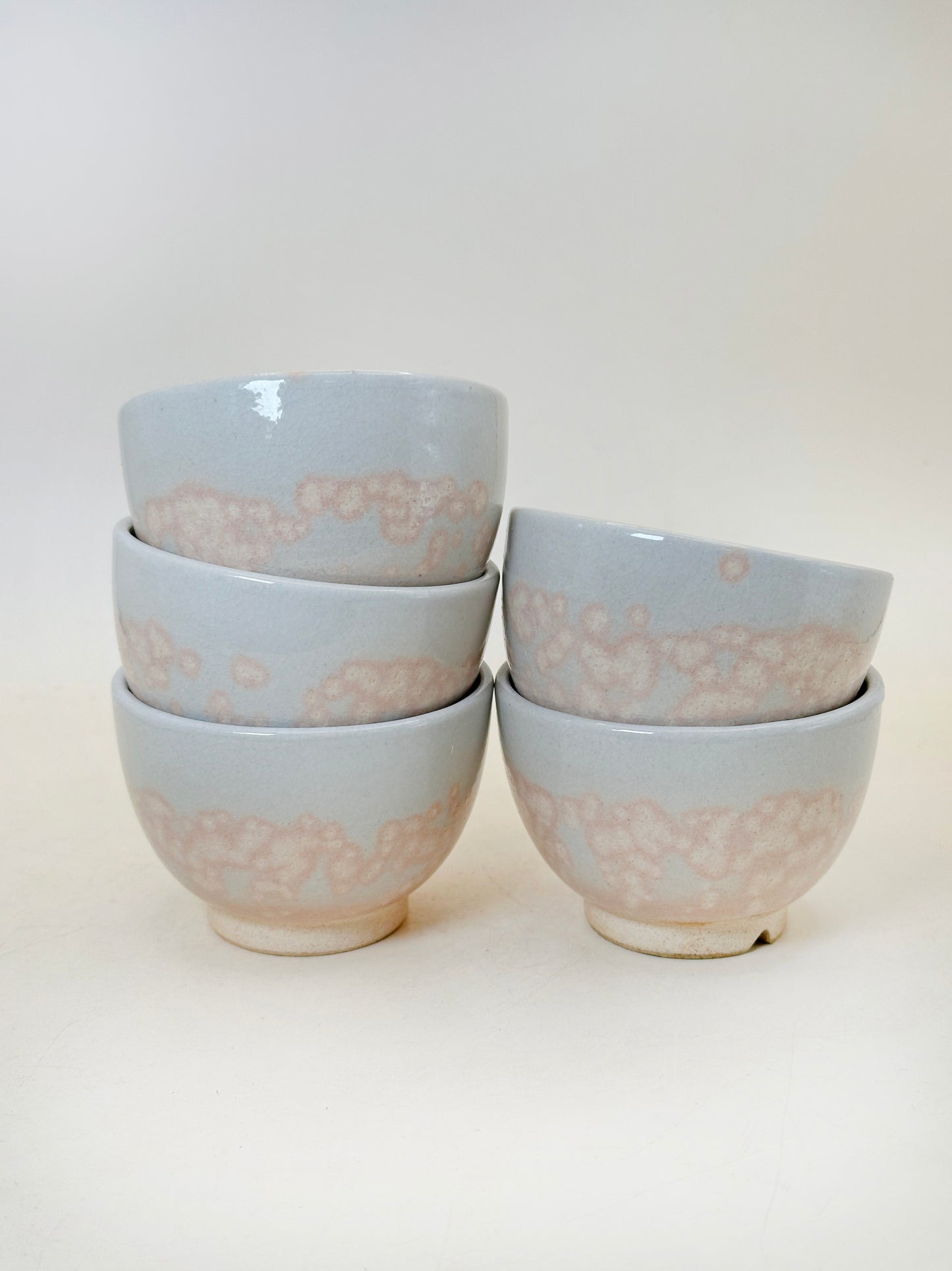 TB244 - Ensemble de tasses à thé Hagi-yaki par Tenpōzan 萩焼