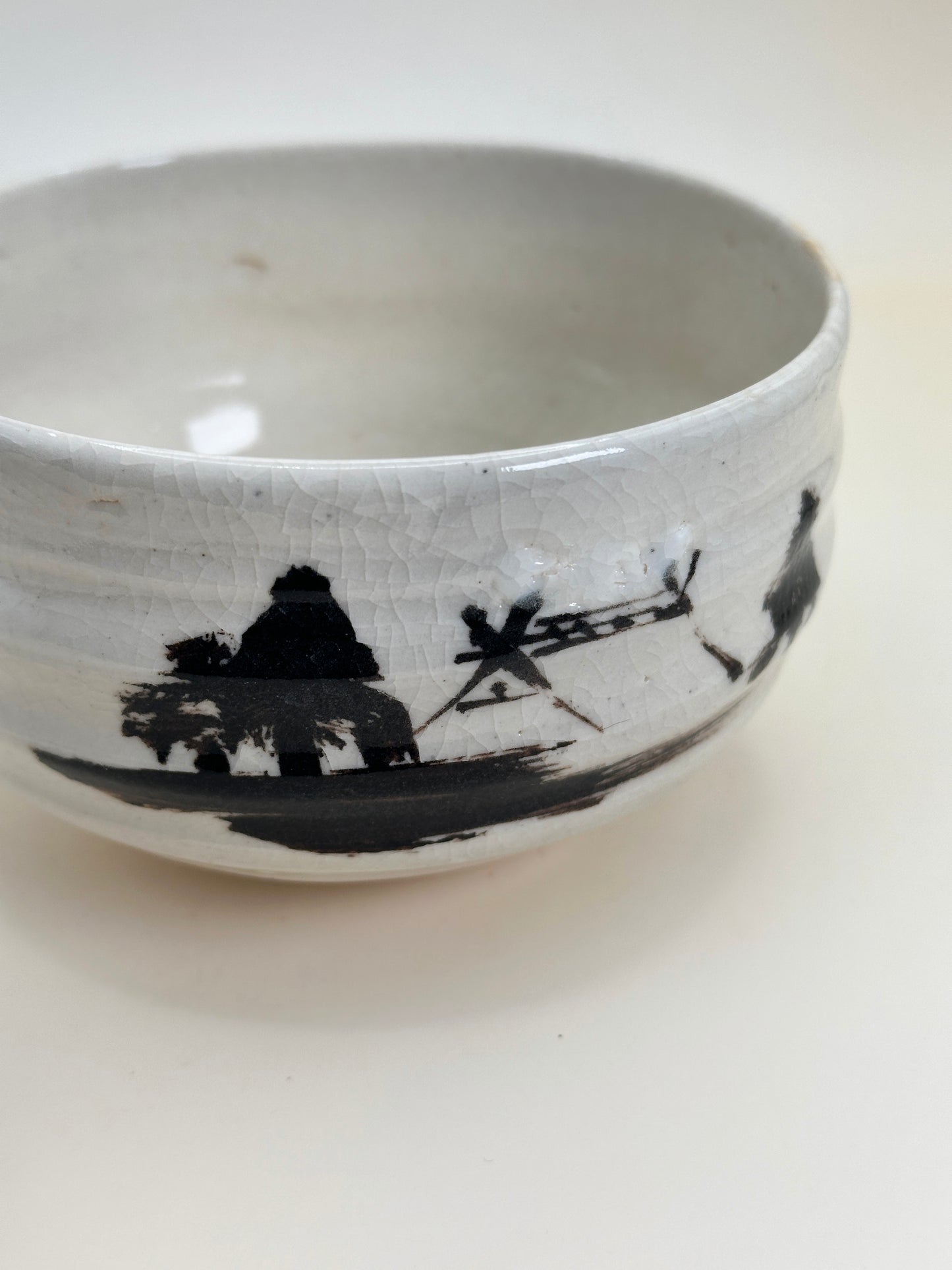 TC60 - Chawan Matcha Bowl Akatsu-yaki 赤津焼