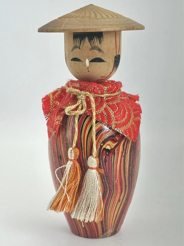 K10110 - Poupée kokeshi omiyage vintage tokkuri