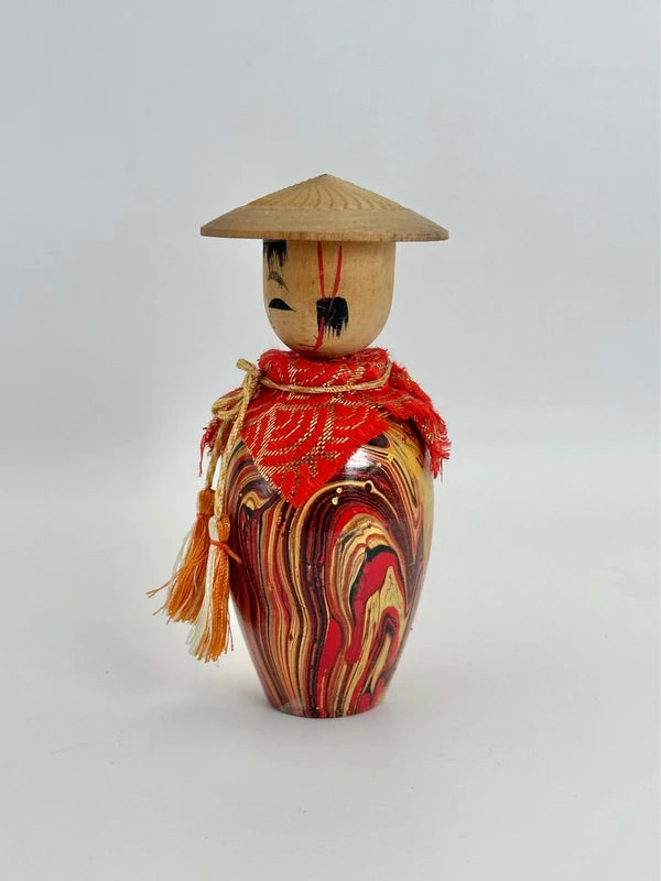 K10110 - Poupée kokeshi omiyage vintage tokkuri