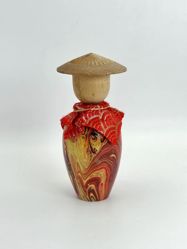 K10110 - Poupée kokeshi omiyage vintage tokkuri