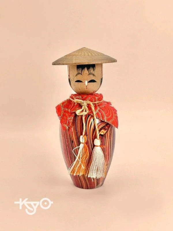 K10110 - Poupée kokeshi omiyage vintage tokkuri
