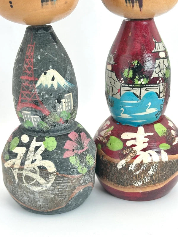 K20077 - Tokyo kokeshi doll set︱Tokyo Tower 東京