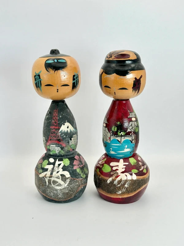 K20077 - Tokyo kokeshi doll set︱Tokyo Tower 東京