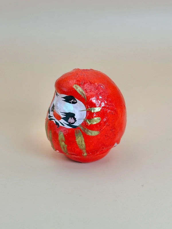FT125 - Poupée daruma vintage fabriquée à la main