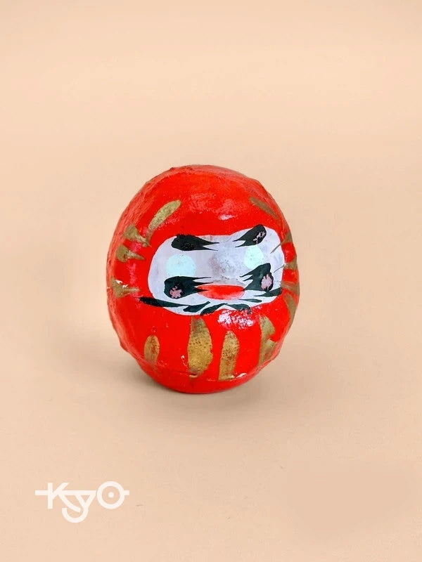 FT125 - Poupée daruma vintage fabriquée à la main